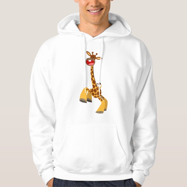 Sweat - shirt à capuche de la Giraffe Danseuse Car (Devant)