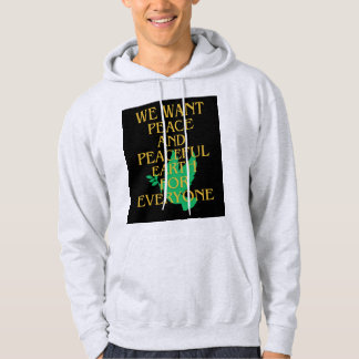 Sweat - shirt à capuche de la paix