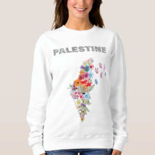 Sweat - shirt à capuche de la Palestine féminine -