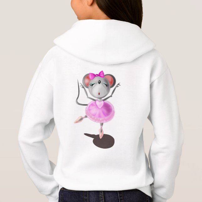 Sweat - shirt à capuche de la souris Ballerina (Dos)