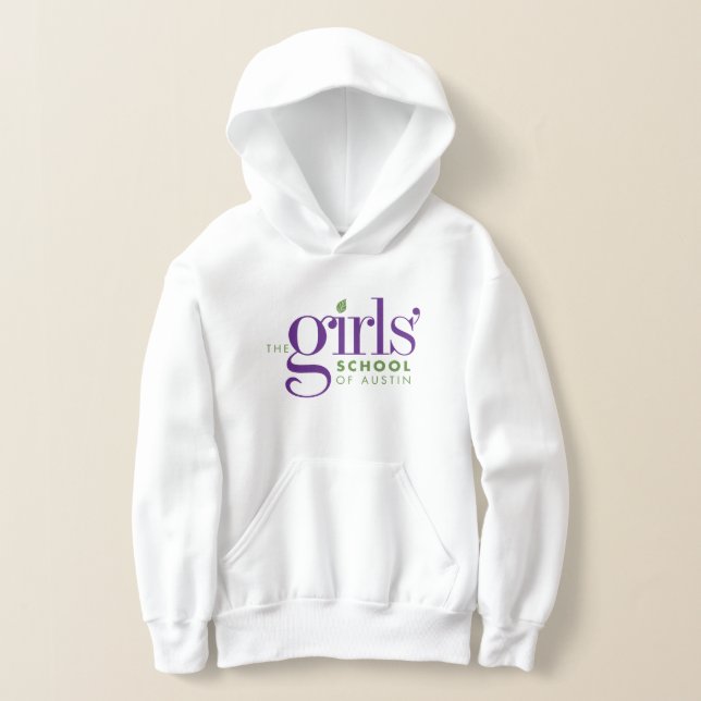 Sweat - shirt à capuche de l'école pour filles bla (Poser)