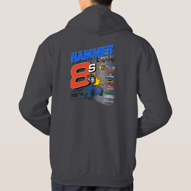 sweat - shirt à capuche de l'équipe masculine de c (Dos)