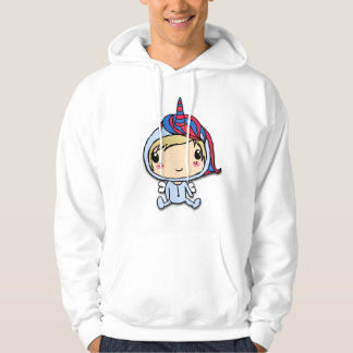 sweat - shirt à capuche de licorne