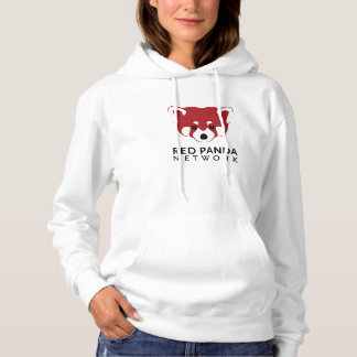 Sweat - shirt à capuche de logo de panda rouge