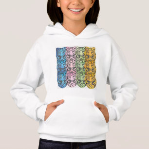 Sweat - shirt à capuche de motif d'aquarelle de ti