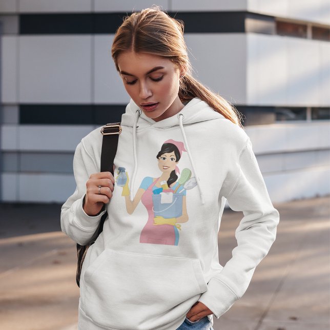 Sweat - shirt à capuche de nettoyage de femmes (Créateur téléchargé)