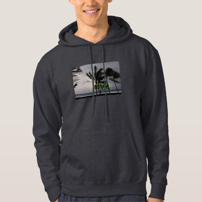 Sweat - shirt à capuche de Noël hawaïen (Devant)