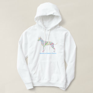 Sweat - shirt à capuche de nuage de mot américain 