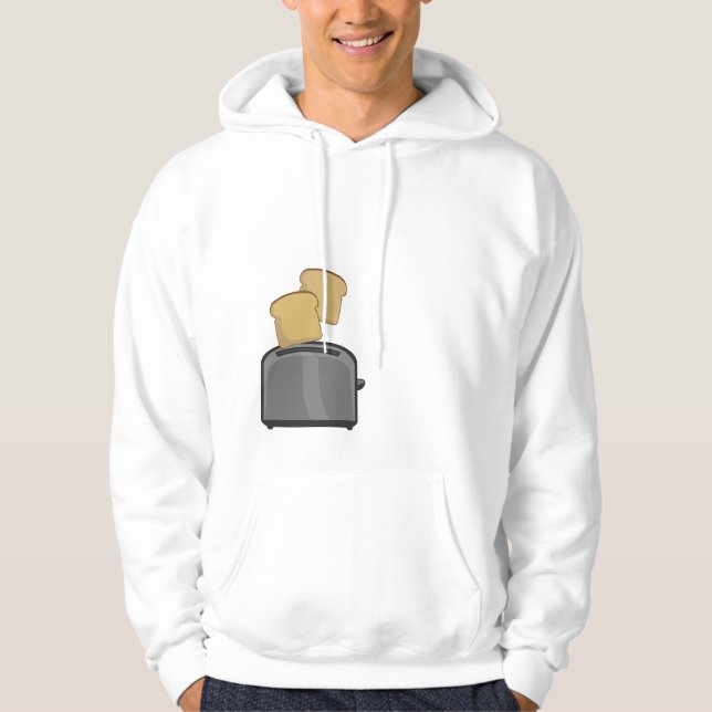 Sweat - shirt à capuche de pain grillé (Devant)
