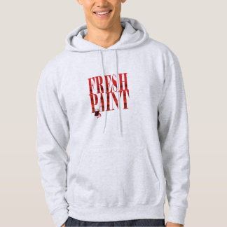 Sweat - shirt à capuche de peinture fraîche