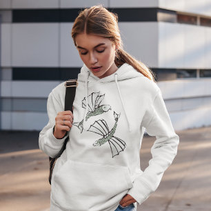 Sweat - shirt à capuche de poisson volant