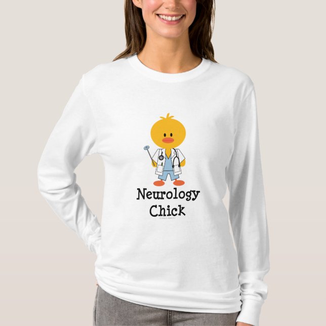 Sweat - shirt à capuche de poussin de neurologie (Devant)