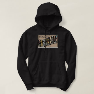 Sweat - shirt à capuche de repoussage de carte pos