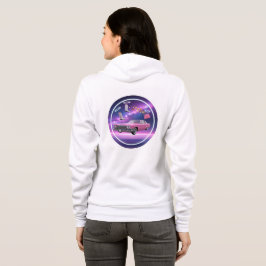 Sweat - shirt à capuche de rêve Retro Pink Cadilla