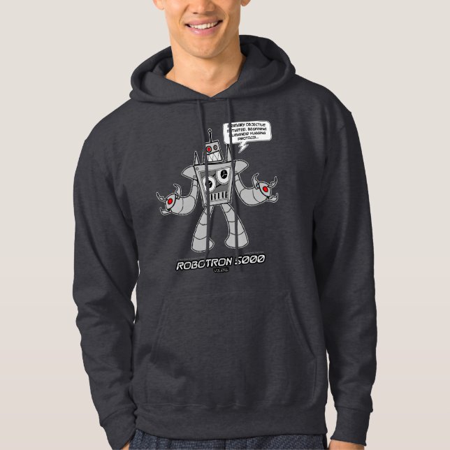 Sweat - shirt à capuche de Robotron 5000 (Devant)