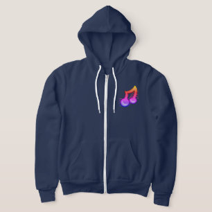 Sweat - shirt à capuche de signes de musique