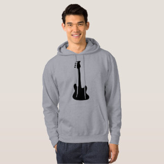 Sweat - shirt à capuche de silhouette de guitare