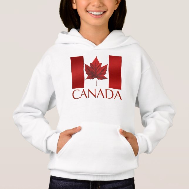 Sweat - shirt à capuche de souvenir du Canada de (Devant)