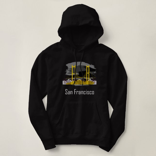 Sweat - shirt à capuche de souvenirs de San Franci (Design devant)