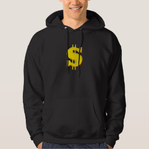 Sweat - shirt à capuche de symbole dollar