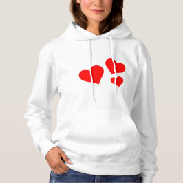 Sweat - shirt à capuche de T-shirt Heart
