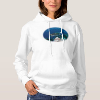 Sweat - shirt à capuche de tortue marine