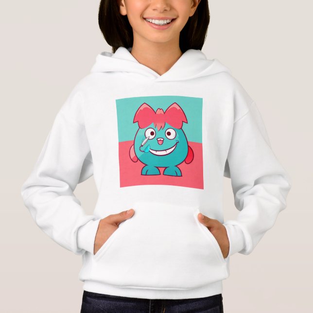 Sweat - shirt à capuche de transfert pour enfants (Devant)