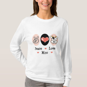 Sweat - shirt à capuche de vache à MOO d'amour d