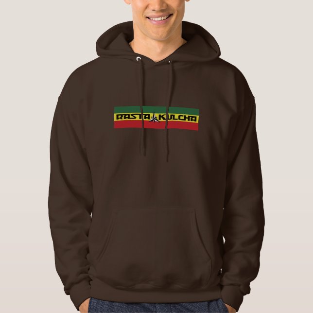 Sweat - shirt à capuche de victoire de Rasta (Devant)