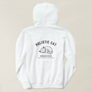 Sweat - shirt à capuche d'éleveur de chats holisti