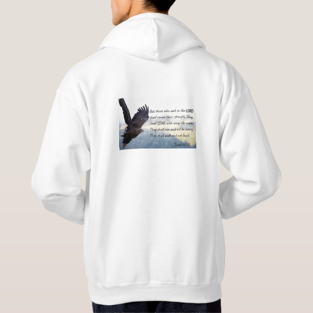 Sweat - shirt à capuche d'équipage de l'escadron d (Dos)