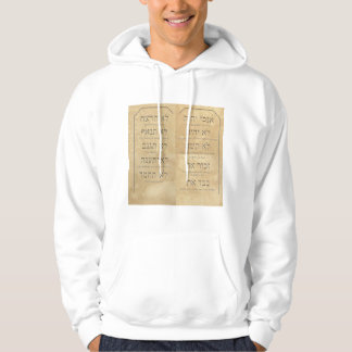 Sweat - shirt à capuche des dix commandements