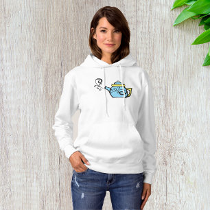 Sweat - shirt à capuche des femmes de théière