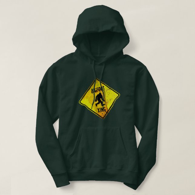 Sweat - shirt à capuche des panneaux de croisement (Design devant)