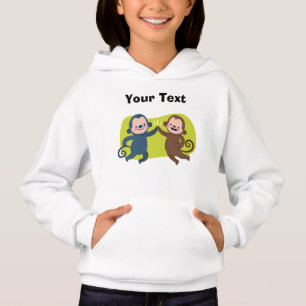 Sweat - shirt à capuche des petits singes