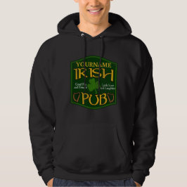 Sweat - shirt à capuche des signes de pub irlandai