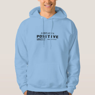 Sweat - shirt à capuche d'état d'esprit positif