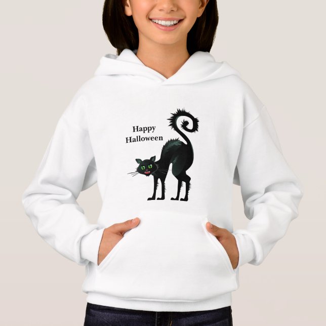 Sweat - shirt à capuche d'Halloween pour enfants (Devant)