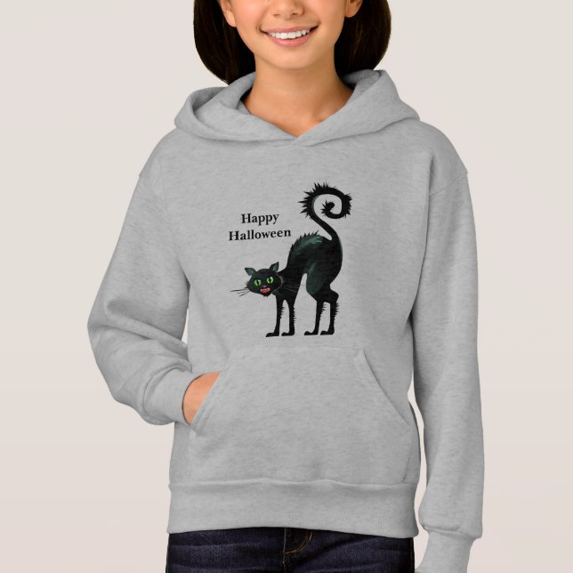 Sweat - shirt à capuche d'Halloween pour enfants (Devant)