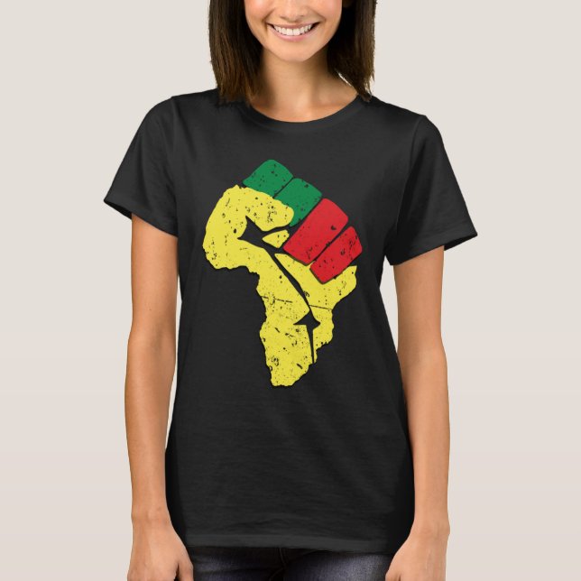 Sweat - shirt à capuche d'histoire noire Panafrica (Devant)