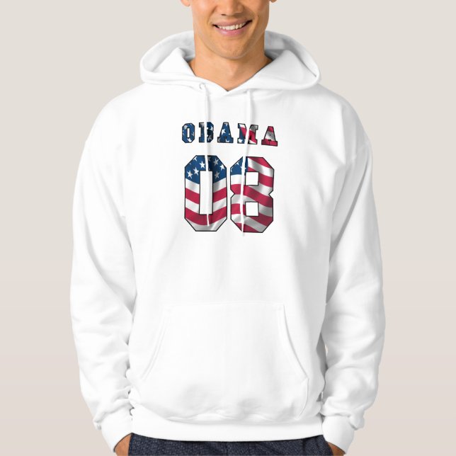 sweat - shirt à capuche d'obama (Devant)