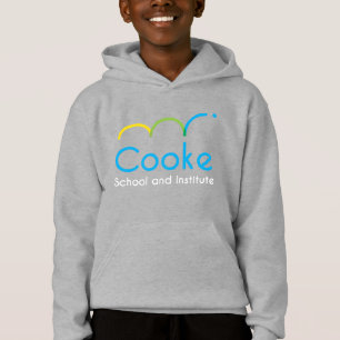 Sweat - shirt à capuche d'ouatine de logo de Cook