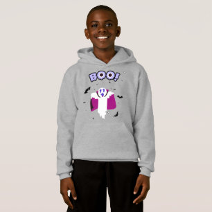 Sweat - shirt à capuche Dracula Boo Light Steel po