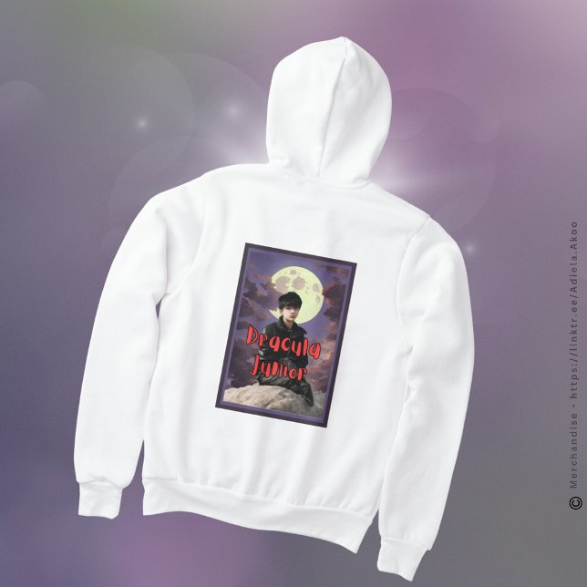 Sweat - shirt à capuche - Dracula Junior (DJ Hoodie designed by Poet Adiela Akoo. Browse my store for gr8t finds, gifts, decor & party favors!)