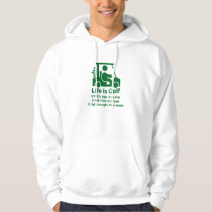 Sweat - shirt à capuche drôle de blanc de vert d