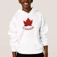 Sweat - shirt à capuche du drapeau canadien de l'e