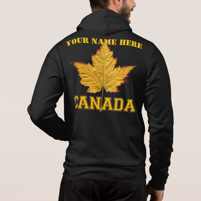 Sweat - shirt à capuche du drapeau du Canada Chemi (Dos)