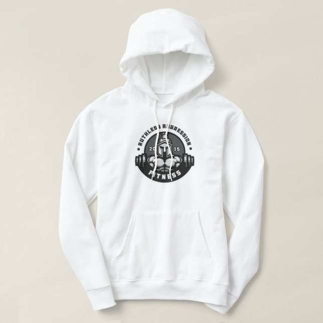 Sweat - shirt à capuche du gladiateur de fitness R (Design devant)