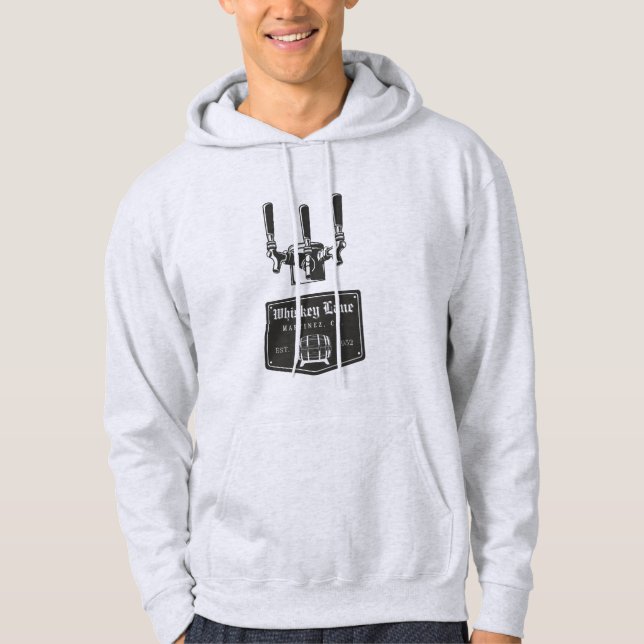 Sweat - shirt à capuche du logo de la voie Whiskey (Devant)