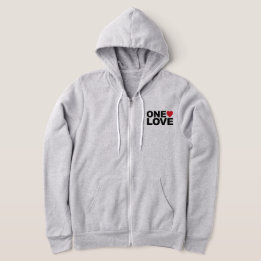 Sweat - shirt à capuche du logo OneLove